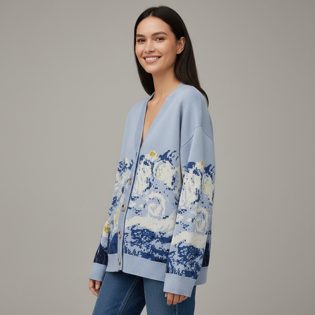 Cardigã de inverno Fleta