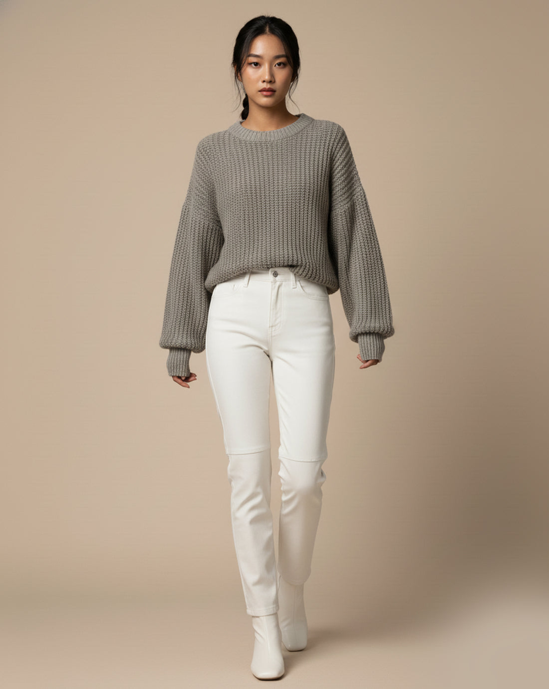 Pull Calista à col rond