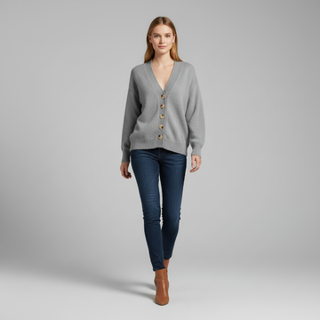 Cardigã Glynnis com decote em V