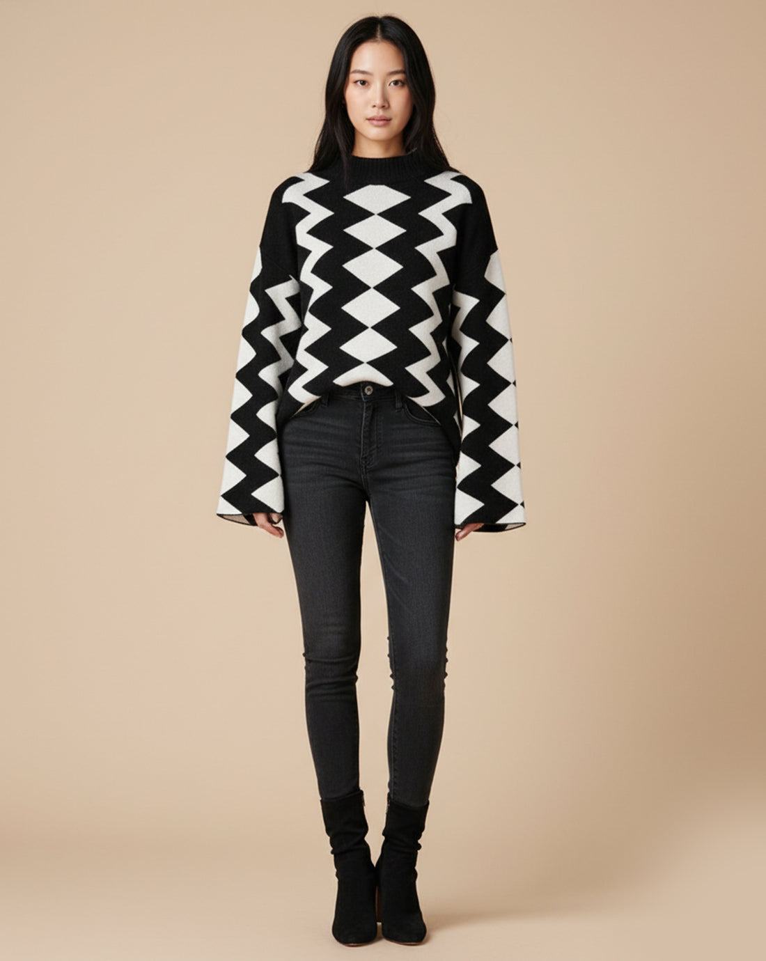 Suéter vintage Fleur