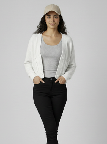 Cardigã de malha Kelly