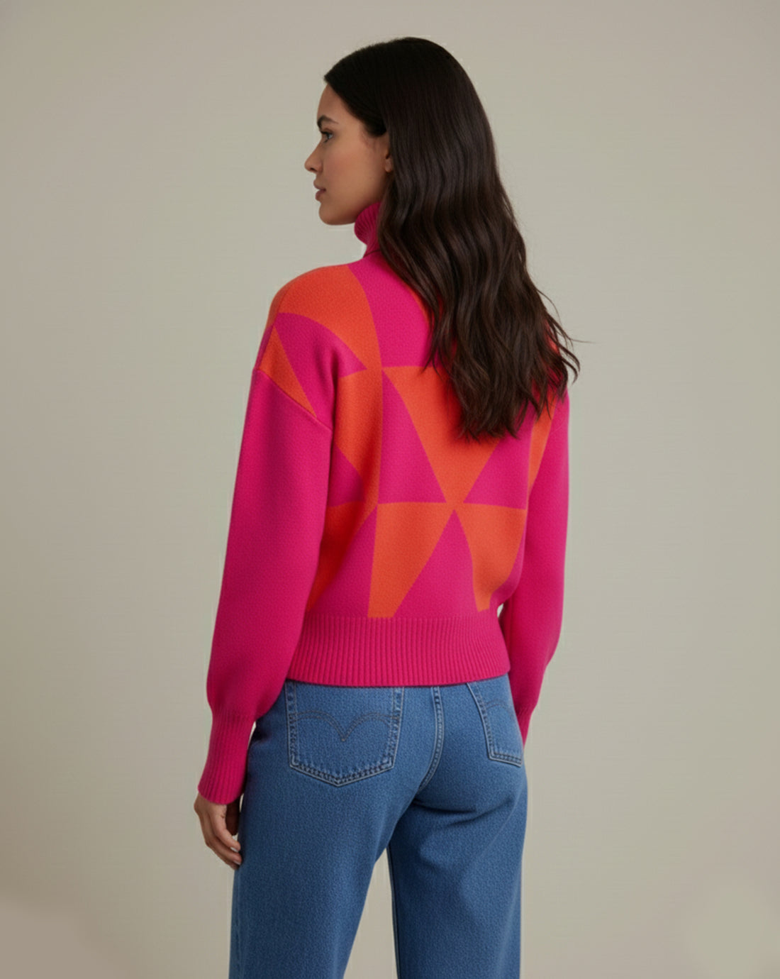 Suéter de gola alta Fifine